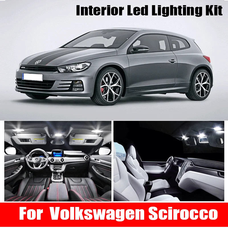 11 шт. Автомобильные светодиодные лампы для VW Scirocco | Автомобили и мотоциклы