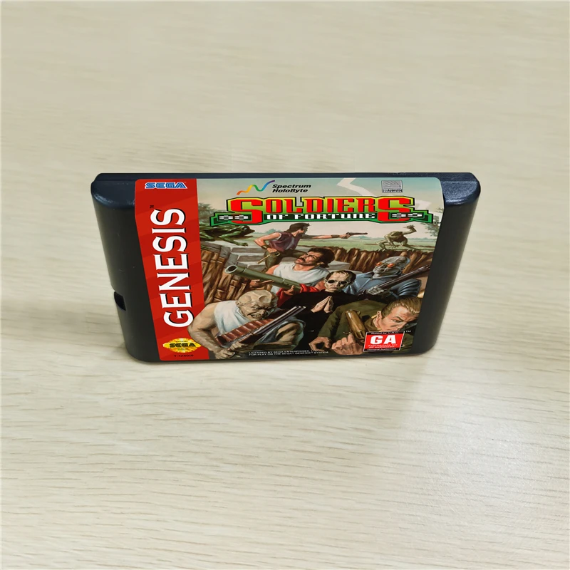 Картридж для игр MegaDrive Genesis Soldiers Of Fortune 16 бит MD|soldier|soldier of fortunesoldier games |