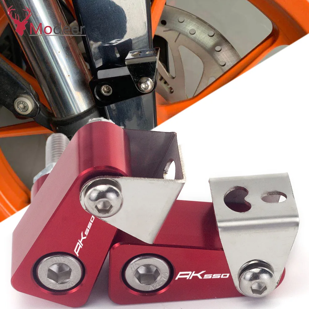 Универсальный CNC алюминиевый Мотоцикл Нижняя Вилка Крепление противотуманный