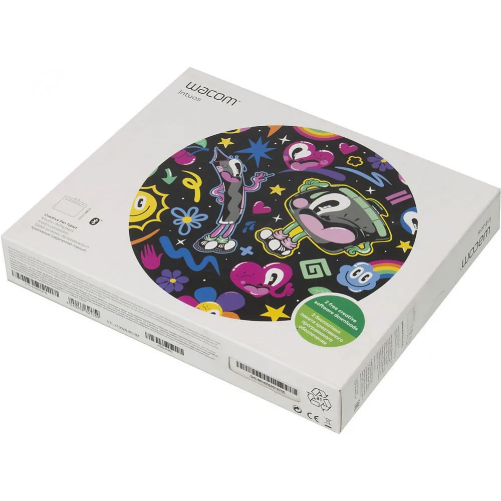 Графический планшет Wacom Intuos S Bluetooth CTL-4100WLK-N | Компьютеры и офис