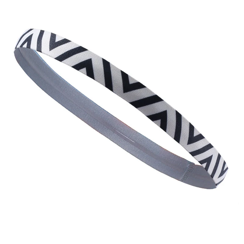 2 шт. полосатая впитывающая плетеная спортивная лента для волос йоги