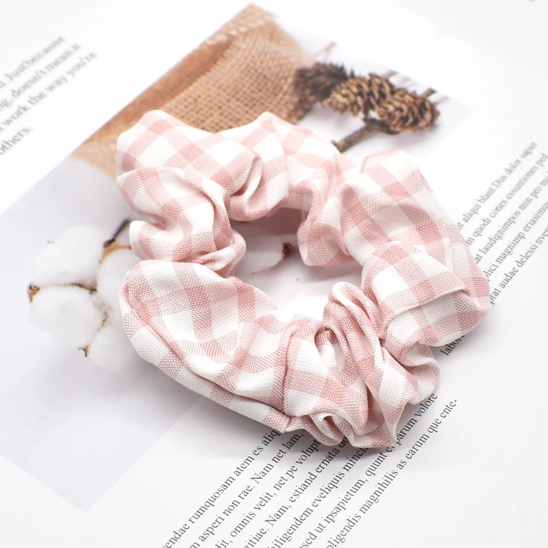 1 шт. винтажная эластичная повязка на голову клетчатые резинки в горошек женские