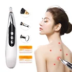 Аккумуляторная акупунктурная ручка-массажер, ручка для шеи, спины, тела, лазерная Магнитная терапия, меридиан, энергетическая ручка, инструменты для терапии гуаша