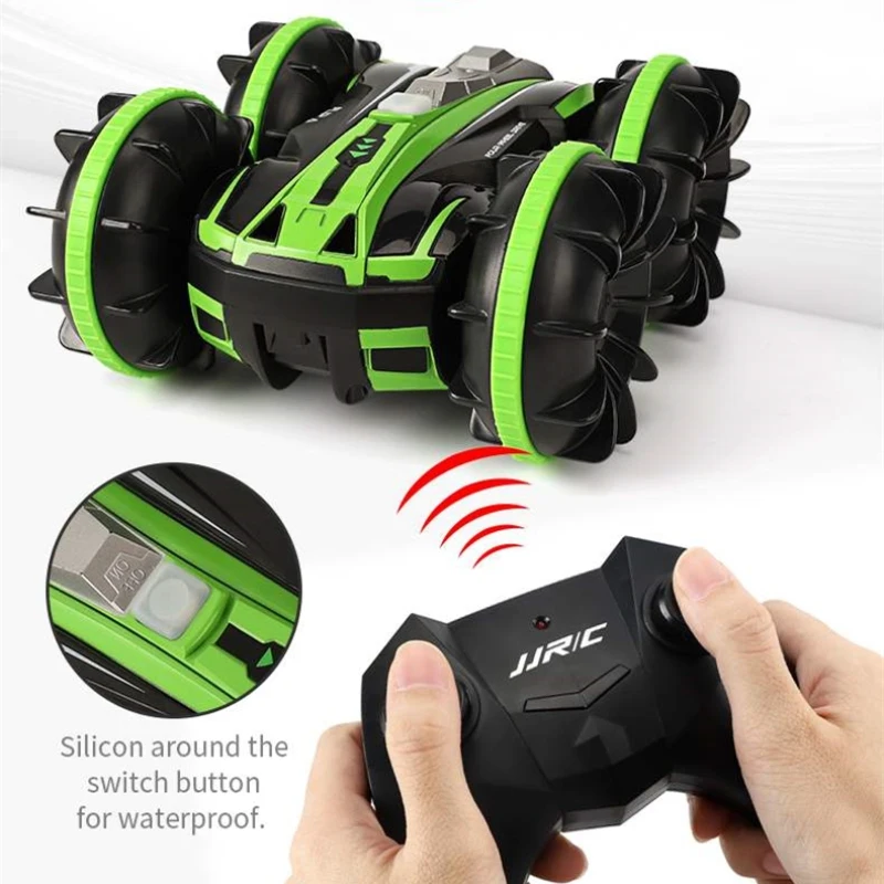 Двусторонний автомобиль амфибия с дистанционным управлением вращение на 360