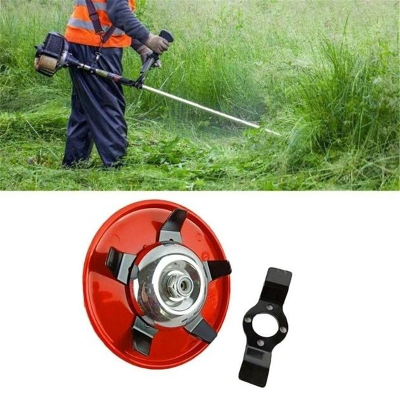 

Dual-use Weeder Plate Lawn Mower Trimmer Head Brushcutter Grass Cutting Machine Tool Accessories