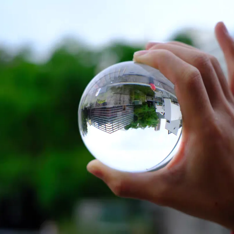 

Crystal Ball Large Transparent Crystal Ball Lucky Rainbow Photo Crystal Ball Clear Glass Ball Feng Shui Photography Crystal Ball