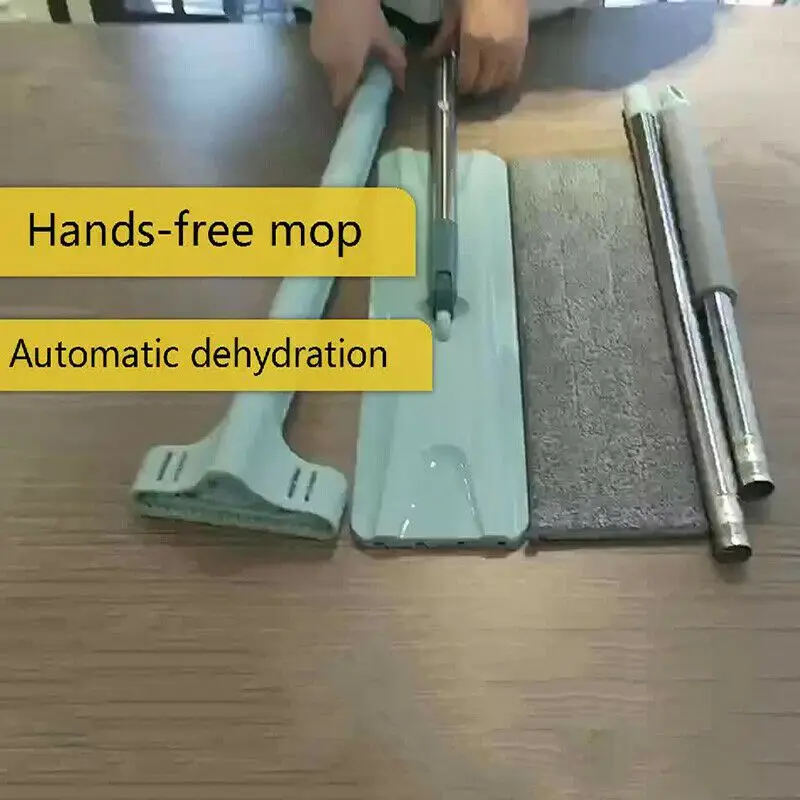 

Home Floor Clean Washable Microfiber Dry Wet Cleaning Pads Flat Floor Mop