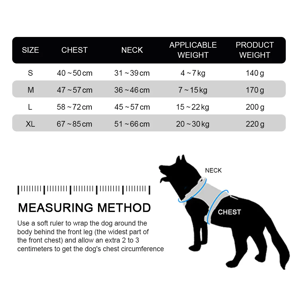 

Luminous LED K9 Dog Harness Dog Collar Safety Reflective Harness Vest For Husky Shepherd Labrador Medium Large Dogs Pet Supplies