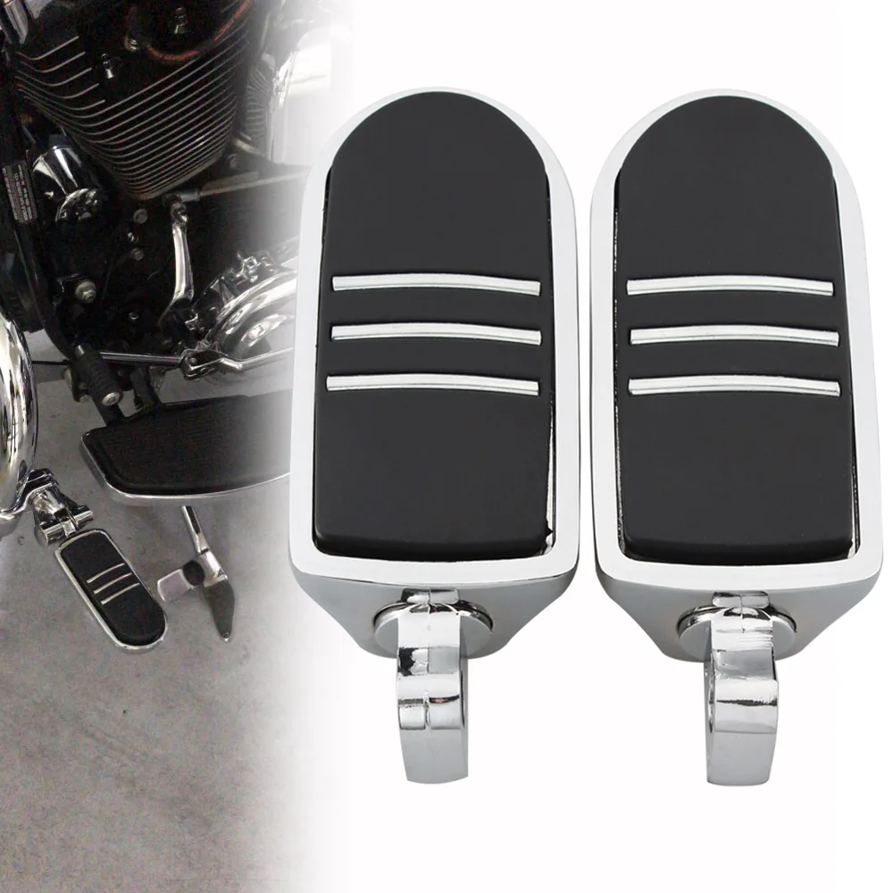 

Мотоциклетные ножки, широкие педали для Harley Softail Street Bob Sport Glide Yamaha Suzuki Kawasaki, шоссе