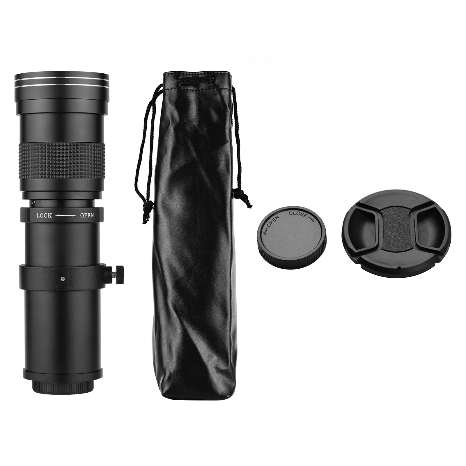 Фотокамера MF Super Telephoto Zoom Lens F/8 3 16 420 800mm T Mount w/ 1/4 Thread для Canon Nikon Sony Fujifilm Olympus Camera