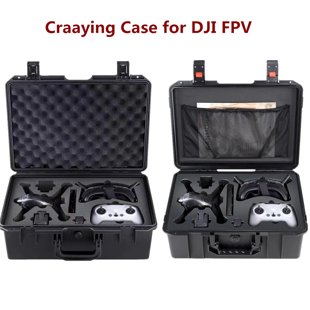 

DJI FPV Waterproof Suitcase Handbag Explosion Proof Carrying Case Storage Bag for DJI FPV Accessories