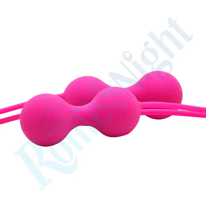 RomeoNight 60g/90g Dumbbell Main Squeeze Kegel Ben Wa Balls Waterproof Silicone Vagina Trainer Jiggle for Women |