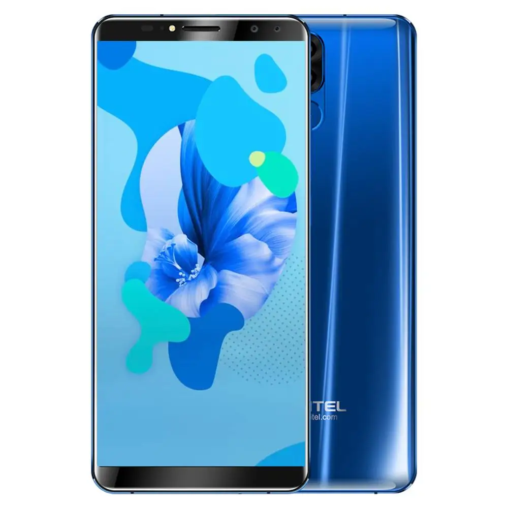Смартфон Oukitel K6 Face ID, 6300 мАч, 6,0 дюйма, 18:9 FHD+ MTK6763, 6 ГБ ОЗУ, 64 Гб ПЗУ, 5 В/3 А, быстрая зарядка, 4 камеры, мобильный телефон - Цвет: Blue