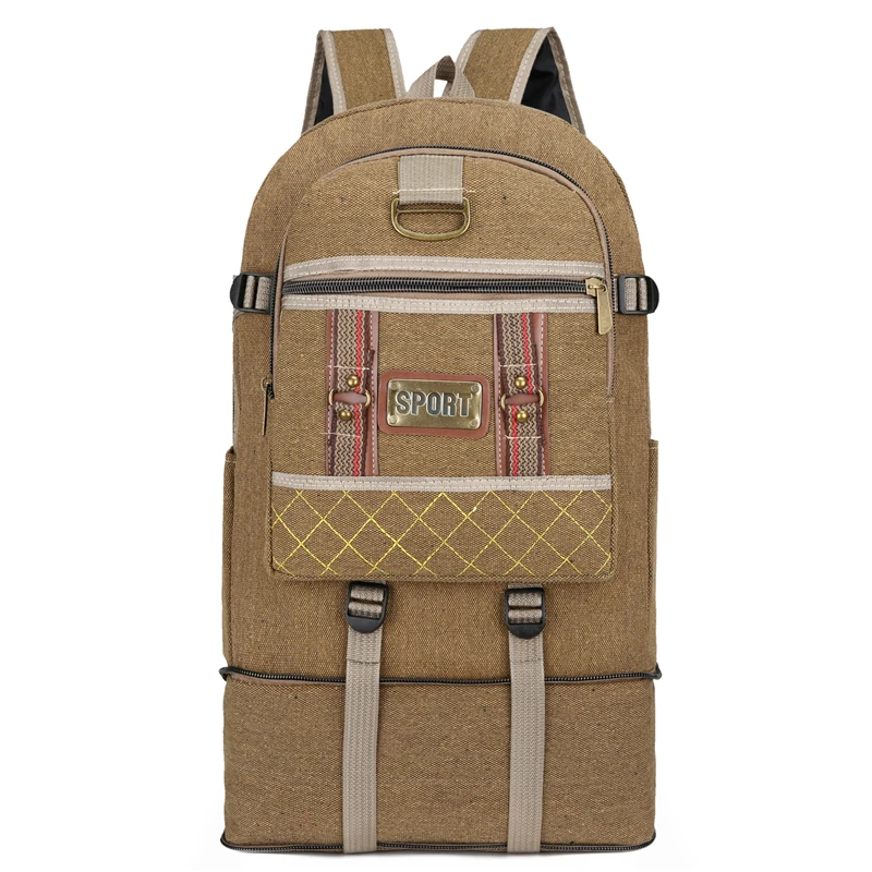 

Men Military Camping Hiking Backpacks Tactical Backpack Large Multi-Functional Canvas Bag Tactical Travel Bag
