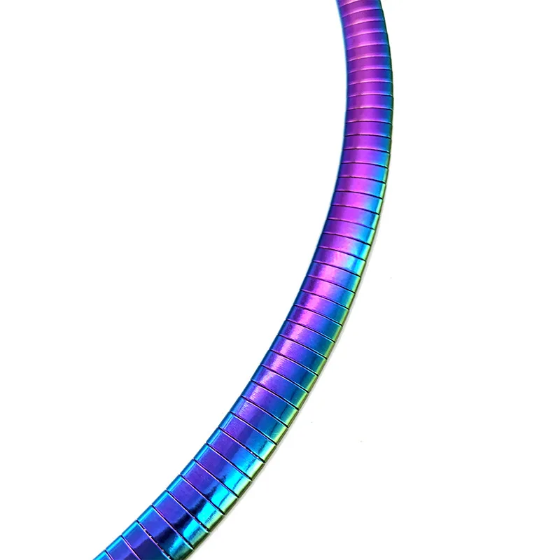 Женский комплект из ожерелья и браслета с цветным воротником вечерние комплекты