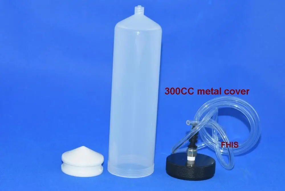 300CC Утолщение взрывозащищенный 100CC/200CC/300CC/500CC спираль Luer замок наконечник шприц-дозатор баррель w адаптер(утолщение - Цвет: 300CC