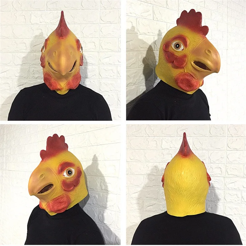 Маска для костюма на Хэллоуин маска головку члена головной убор курицы аксессуар