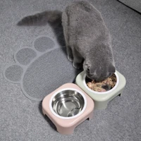 stainless steel dog cat anti skid bowls pet feeder bowl universal pet water and food bowls pet feeding supplies