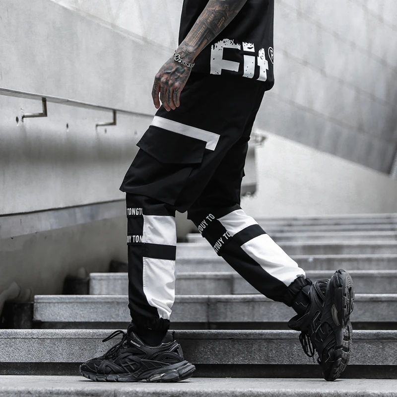 

Hip Hop Jogger Pants Mens Fashion Vitality Harem Pants Men Streetwear Sweatpants Male 2021 New Punk Casual