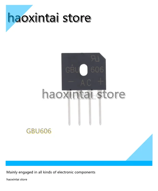 

GBU606 rectifier bridge bridge stack flat bridge/in-line brand new chip