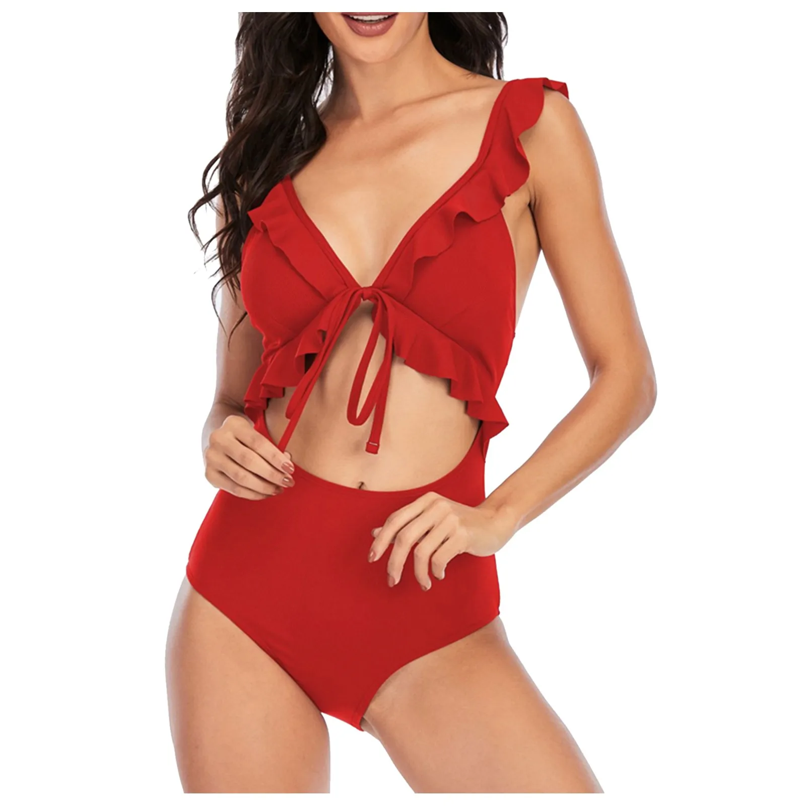 

Swimwear with Ruffle Cover up Swimming Costumes for Women Strapless Swimwear S for Women Baby Girl