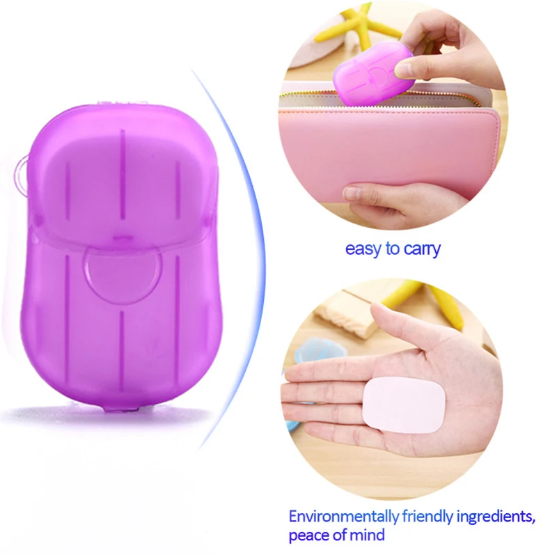 20 шт. дорожная бумага для мыла моющая ручная ванна чистые ароматизированные