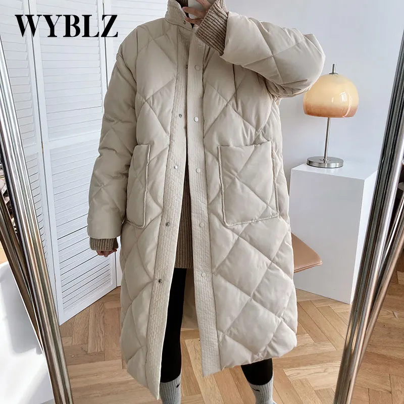 Ladies Puffer Jacket Coat Winter Padded Elegant Parka Women  Warm Loose Casual Stand Up Collar Outweart Women's Clothing  Mujer