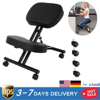 ergonomic kneeling chair adjustable stool for home and office with thick comfortable cushions