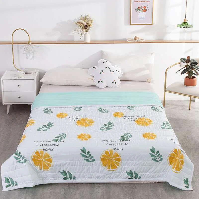 

Hot Selling Mattress Protector Scrubs Washed Cotton Bed Sheets Home Textiles Printing Flat Bed Pillowcase Children Bedding