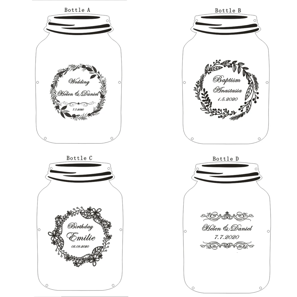 Персонализированная Свадебная книга для гостей рустикальный подарок на свадьбу