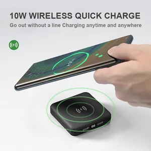 power bank 30000mah mini portable wireless charging 10wpd18w power bank external battery charger for iphone xiaomi mi huawei free global shipping