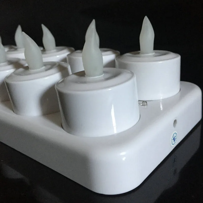 Набор из 12 Светодиодный ных свечей с дистанционным управлением Мерцающая