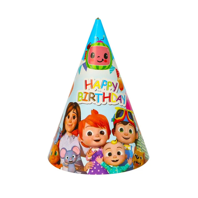 

100+pcs Cocomelon Theme Family Party Tablecloth Paper Cups Plates Straws Birthday Party Supplies Kids Toy Baby Shower Decoration