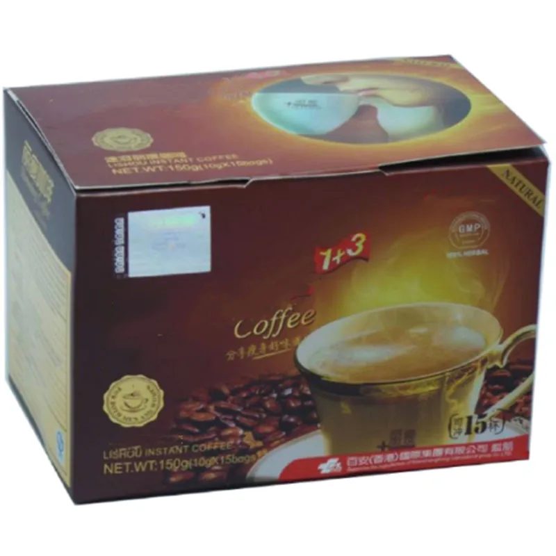 

3 Box - Slinming Ins~tant Coffee 15 Sachets /box Calories burned Weight management