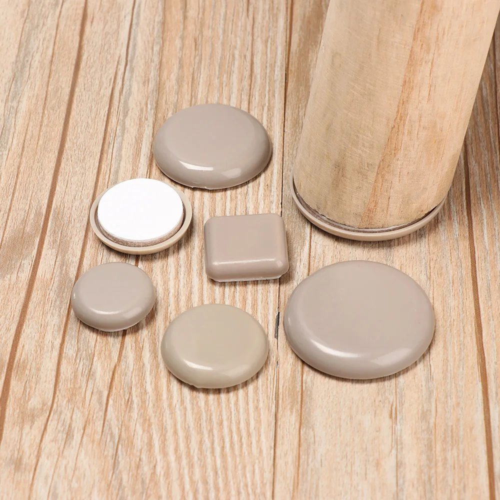 

New 4pcs Anti Noisy Furniture Leg Slider Pads Table Sofa Chair Fittings Home Floor Protector Easy Move Self-Adhesive Slip Mat