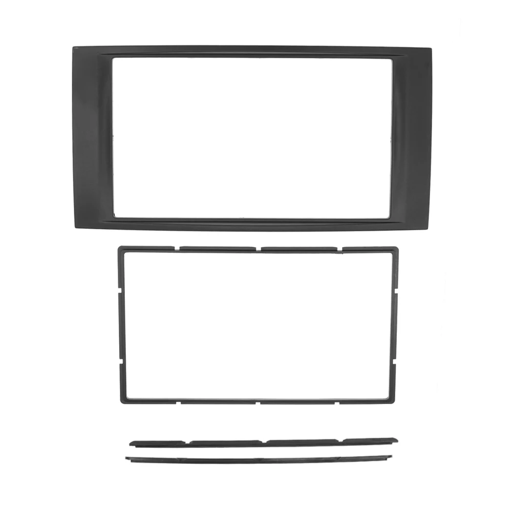 2 Din Radio Fascia For Volkswagen VW Touareg Multivan Transporter DVD Stereo Frame Panel Mounting Dash Installation Bezel Trim | Автомобили