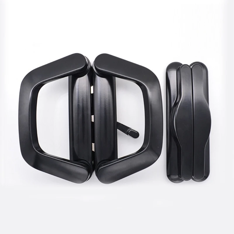 

425C Mortise-Style Reversible Patio Door Handle Mortise-Style Reversible Zinc Alloy White/Black Door Handle