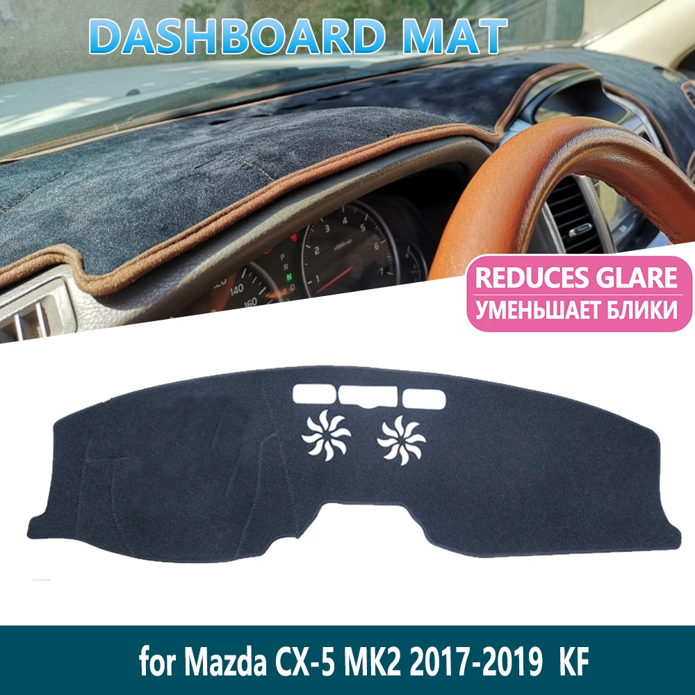Защитный ковер для Mazda CX 5 2017 2018 2019 MK2 KF коврик приборной панели с защитой от УФ