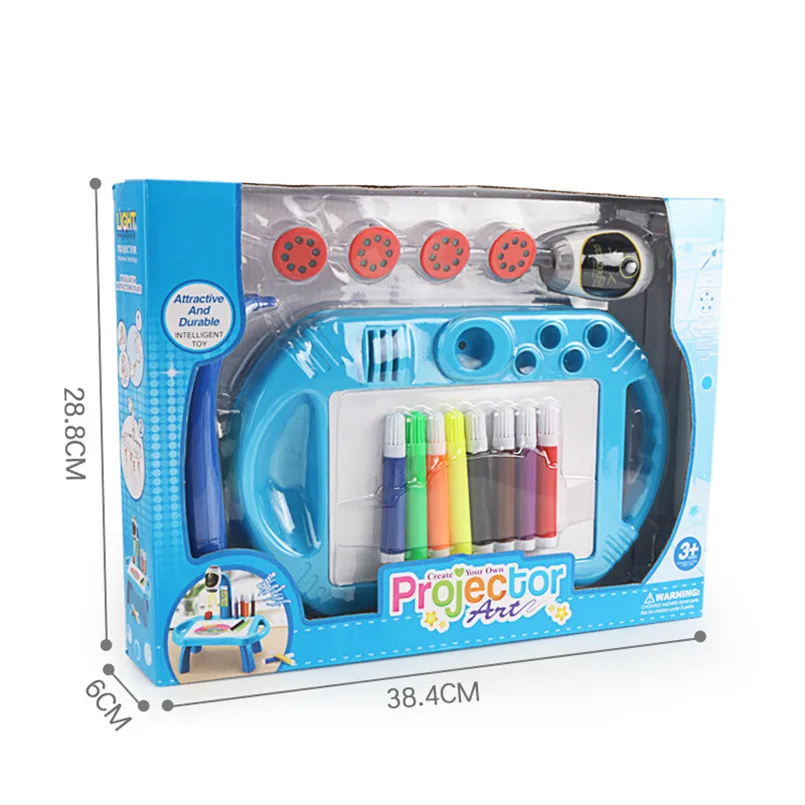 

Children Led Projector Art Drawing Table Toys Kids Painting Board Desk Arts and Crafts Projection Educational Learning Toy
