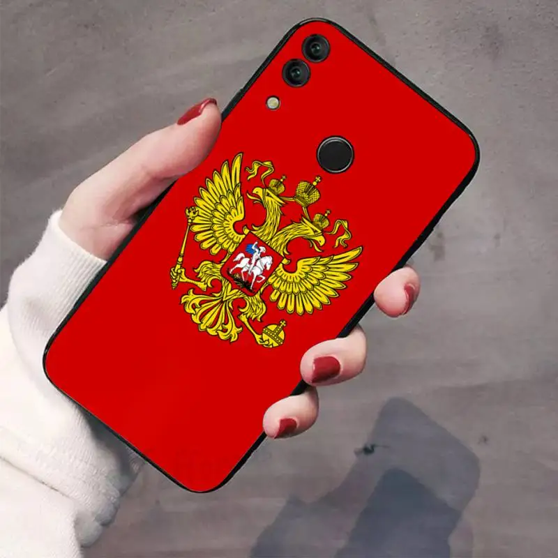 Чехол с гербом России и флагом для телефона Huawei Honor view 7a5.45 дюйма 7c5.7 дюймов 8x 8a 8c 9