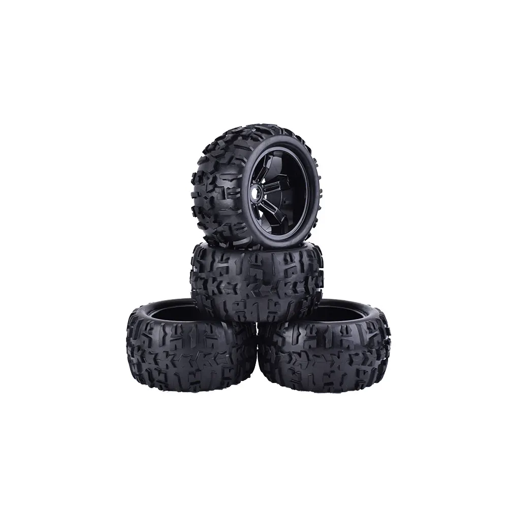 

4Pcs ZD Racing 150mm Wheel Rim and Tires 17mm Hex Hub for 1/8 Monster Bigfoot Truck Traxxas HSP Off Road HPI RC Car Accessories