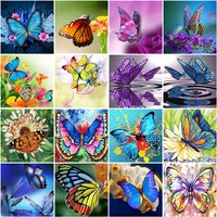 diy 5d diamond painting animal colorful butterfly diamond embroidery full round drill cross stitch home decor wall art picture