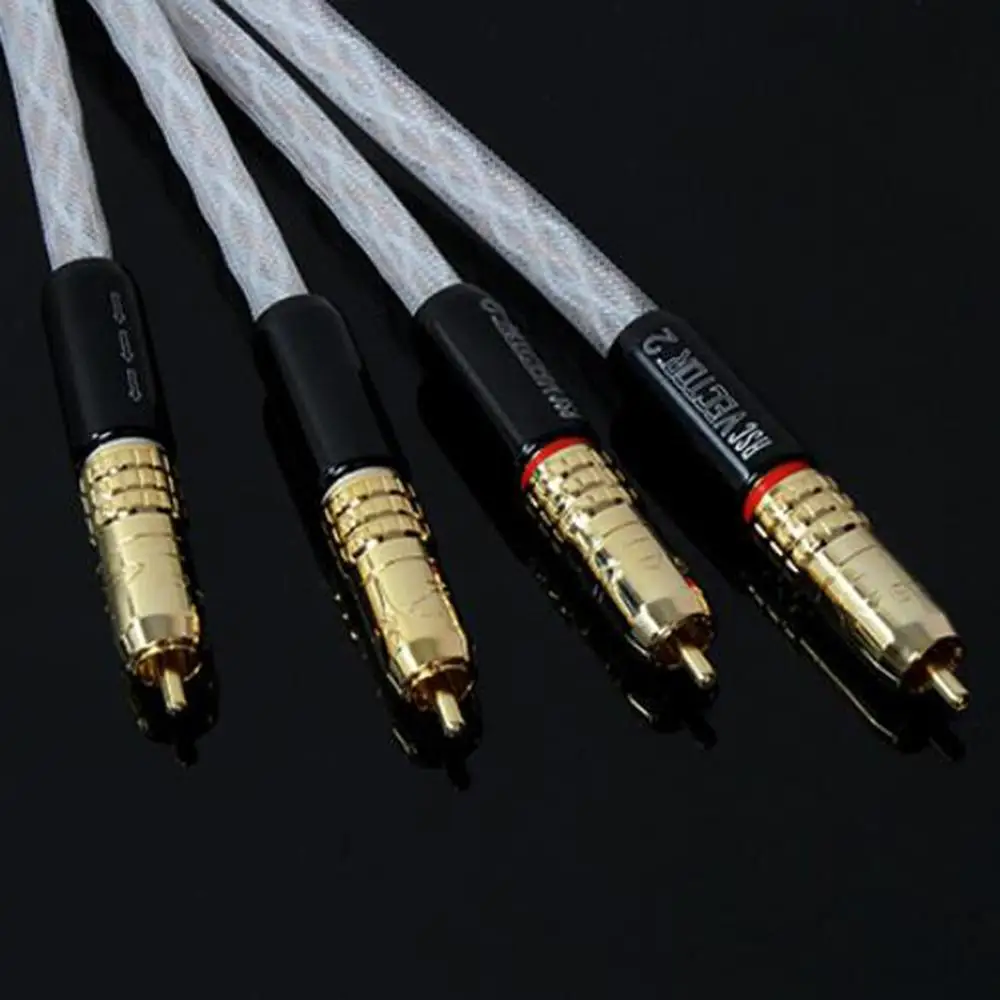 Colleimage TARA Labs RSC Vector 2 Hifi 2RCA Cable High Quality DVD Amplifier Multinedia Interconnection Rca Audio | Электроника