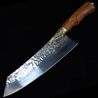 newest 8 5 inch handmade viking knives 7cr17 high carbon steel hunting outdoors machete cleaver barbecue sashimi kitchen knives