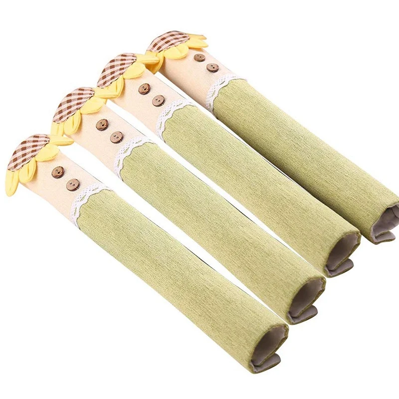 4 шт. крышки дверных ручек холодильника мягкий холодильник для - Цена: 1 125,33 руб.