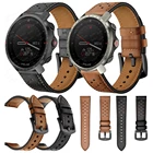 Кожаный ремешок для часов POLAR Grit X Pro, браслет для часов POLAR VANTAGE M2 M  IGNITE 2UNITE, коричневыйчерный