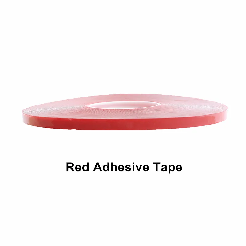 Длинная суперклейкая Двусторонняя Красная Пластиковая Высококачественная