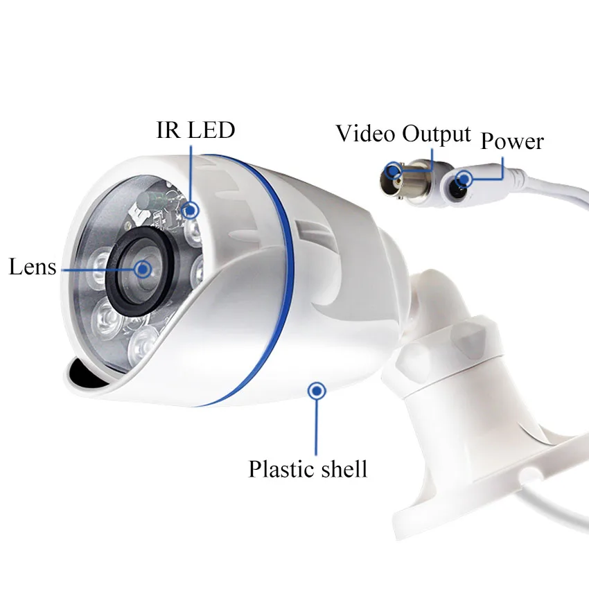 720P/2MP/4MP AHD Камера аналоговые Высокое разрешение наблюдения инфракрасный CCTV