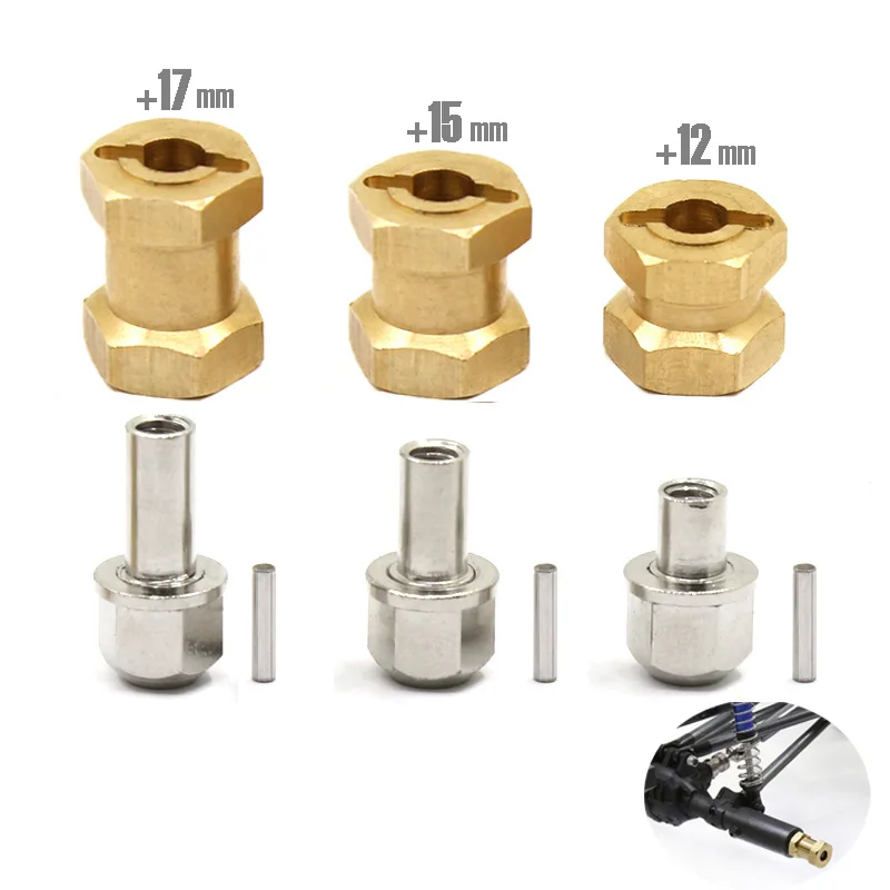 

1PC 1/10 Simulated Climbing Car Brass Coupler Extended Universal Coupler Rc Car Parts