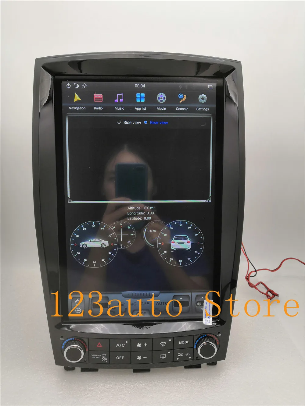 12,1 ''вертикальный Tesla стиль Android 8,1 автомобильный DVD gps плеер для infiniti QX50 QX50L EX25 EX35 2010- Радио Навигация